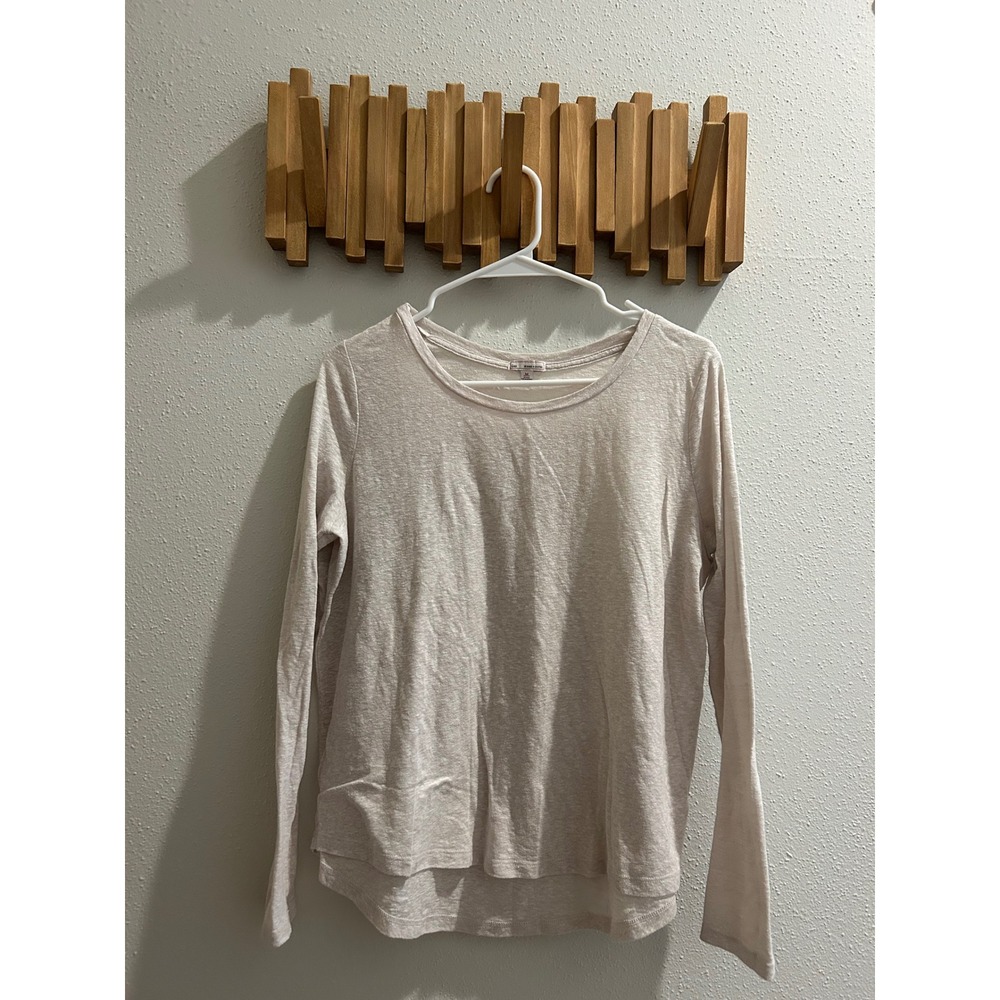 Gap Womens Long Sleeve Crew Neck Basic‎ Top Shirt Size M